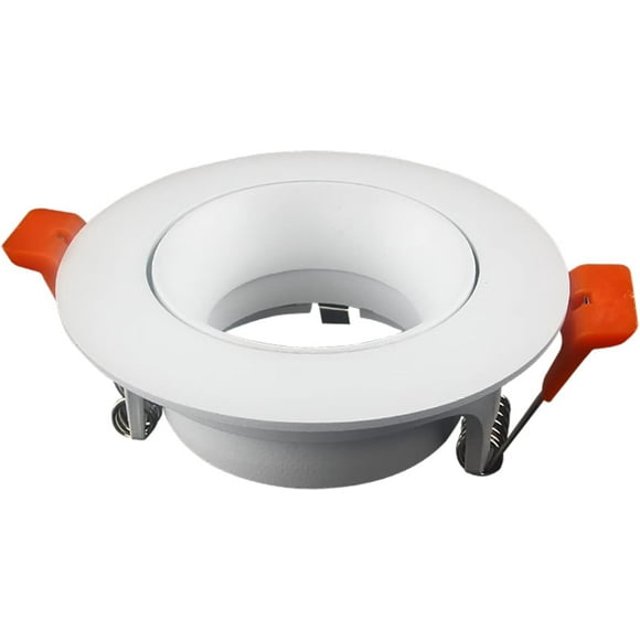 shiyou-Pack of 2pcs LED Ceiling Light Fixture GU10 MR16 Spotlight Housing Frame