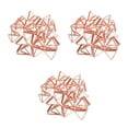 thumbnail image 3 of WORGEOUS 72 Pcs  Triangular Table Card Holders Table Top Thick and Sturdy Photo Holders Mini Business Card Holders Place Cards for Party Anniversary Banquet Holiday Decoration Rose Gold, 3 of 8