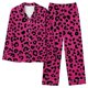 thumbnail image 1 of Puntoco Conjuntos de pijama cómodos para mujer Conjunto de pijama estampado con bolsillo para uso diario en casa para mujer, 1 of 4