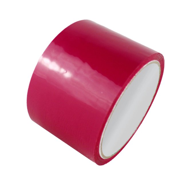 yuksok Creative Sticky Ball Rolling Tape 30M Length Colorful Colored Ball Tape Relaxing Light Red