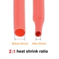 thumbnail image 4 of Uxcell Heat Shrink Tubing 1/4"(6mm) Dia 10mm Flat Width 2:1 rate 7m Red, 4 of 5