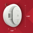 Kidde Hardwired Smoke & Carbon Monoxide Detector with LED Light & AA