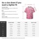 thumbnail image 5 of Fotbe Pink Glitter Camisa Estampada de Manga Corta para Hombre, Casual de Verano, Estilo Playero, Sin Arrugas-4X-Large, 5 of 5