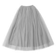 thumbnail image 3 of Solid Color Satin Pleated Skirt Plus Size Versatile Skirt Women Skirts Beach Cover up Skirt Sink Skirt for Bathroom Crib Skirt Silk Skirts for Women Metallic Pencil Skirt Long Skirts for Women, 3 of 3