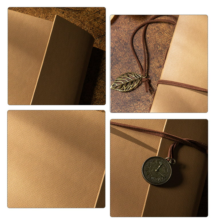 Leather Scrapbook Adventure Book 1th Anniversary Gift for Her and Him 
