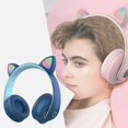 thumbnail image 4 of sobre Oreja Gato Oído Envolvente Sonido Auricular Inalámbrico Auriculares Plegables Control de Control de Ruido para Juegos Teléfonos - Azul y, 4 of 10