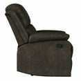 thumbnail image 3 of Relax-A-Lounger Dallas Classic Manual Recliner, Dark Brown Faux Suede, 3 of 6