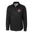 thumbnail image 2 of Men's-Cutter & Buck  Black Toronto FC Big & Tall Rainier PrimaLoft Eco Insulated Full-Snap Quilted Shirt Jacket, 2 of 3