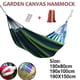 thumbnail image 2 of Hamaca portátil de lona para jardín, para acampar, dormir, columpio, cama colgante, porche, patio, interior y exterior., 2 of 10