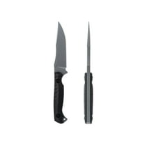 Toor Knives Krypteia S Fixed Blade Knife, 4in, CPM M4 Steel, G10 Handle, Phantom Grey, Black Hydro Static