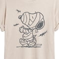 thumbnail image 3 of Peanuts - Snoopy Mummy And Bats - Women's Oversized T-Shirt, 3 of 6