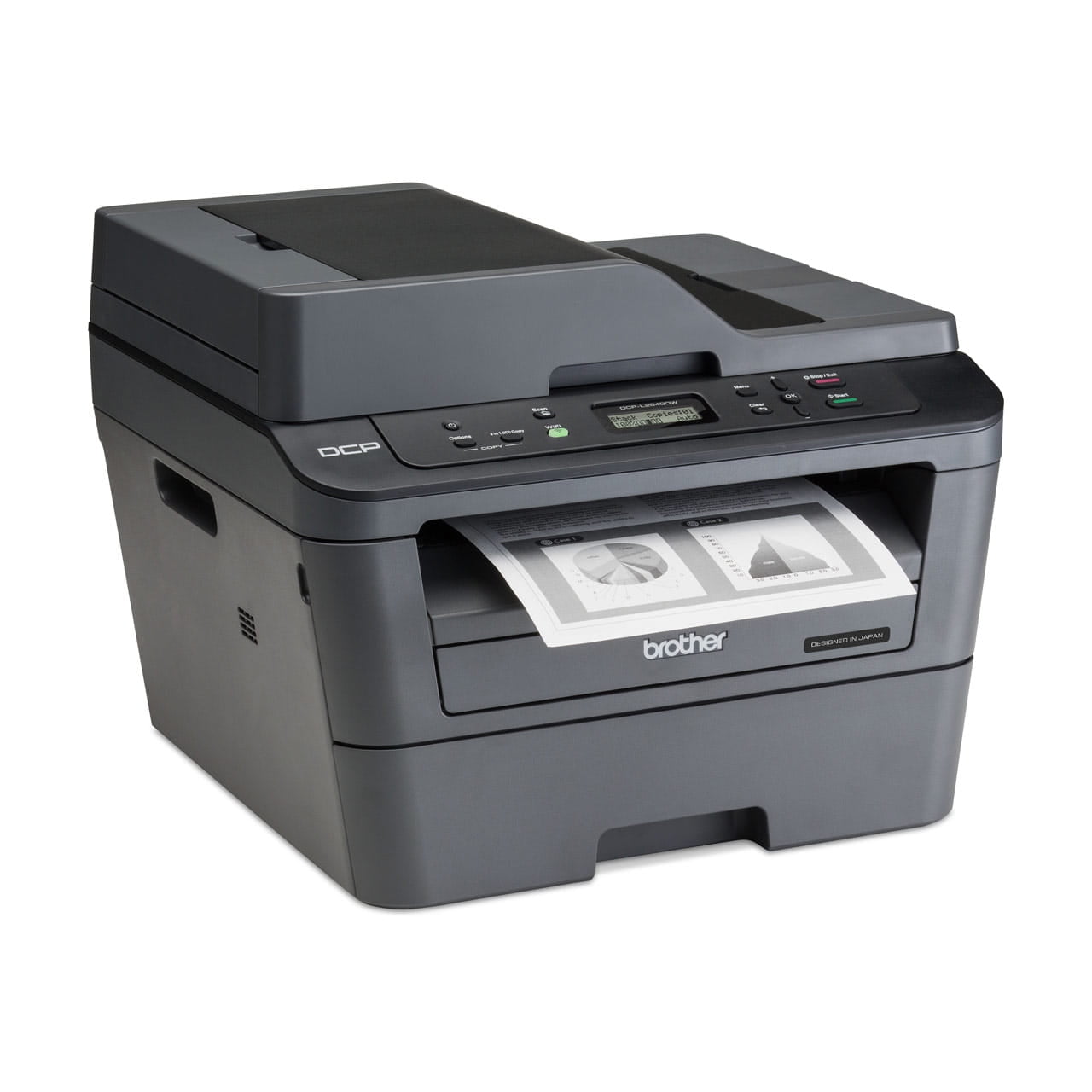 Brother Wireless Monochrome Laser All-In-One Printer – Print, Copy, Scan, Auto Duplex, P/N: DCP-L2540DW