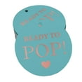 thumbnail image 1 of Inkdotpot Pack Of 100 Real Rose Gold Foil Paper Tags Ready To Pop Baby Shower Favor Hang Tags, 1 of 7