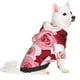 thumbnail image 2 of Fotbe Rose Sudadera con Estampado para Perros Pequeños – Suéter con Capucha para Mascotas, Tela Suave de Forro Polar con Bolsillo-X-Large, 2 of 7