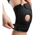 thumbnail image 2 of Knee Supports Open Patella Knee Brace For Men Women Neoprene Knee Braces For Joint Pain Sports Walking Running Black Large, 2 of 5
