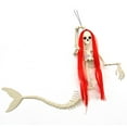 thumbnail image 3 of Holloyiver Halloween Skeleton Life Size, Beauty Fish Skeleton with Posable Joints, Spooky Skeleton Beauty Fish Anatomy Model Decor for Halloween Party Haunted House Decorations, 31.5", 3 of 8