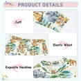 thumbnail image 4 of joogoo Jungle Animals Lions Elephants 2 Piece Long Sleeve Tee and Pants Cotton Pajama Set 5Y, 4 of 7
