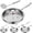 10.23in, variant on Titanium Hammered Pan Pro with Lid, Titanium Frying Pans For Cooking,Multifunctional Ultra-Durable Scratch-Resistant Non Stick Nutri Pans (10.23in)