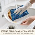 thumbnail image 5 of 2 Pcs Funny Kitchen Towels,Blue Christmas Snowflake Pattern Microfiber Dish Towels,Kitchen Tea Towels,Kitchen Towel Set (18" X 26"), 5 of 7