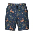 thumbnail image 4 of Lsque Mens Swim Trunks Cartoon Deers Pattern - Bathing Suit Compression Liner - Beach Swim Shorts Swimwear - (S-3XL) - Stretch Quick Dry -, 4 of 9