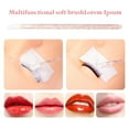 thumbnail image 2 of Granjero Gordo 200 pinceles de cristal desechables para labios, lápiz labial, aplicador de pinceles para sombras de ojos, herramientas cosméticas, color transparente, 2 of 3