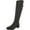 Brown Leather, variant on Franco Sarto Womens Colttall Leather Embossed Knee-High Boots