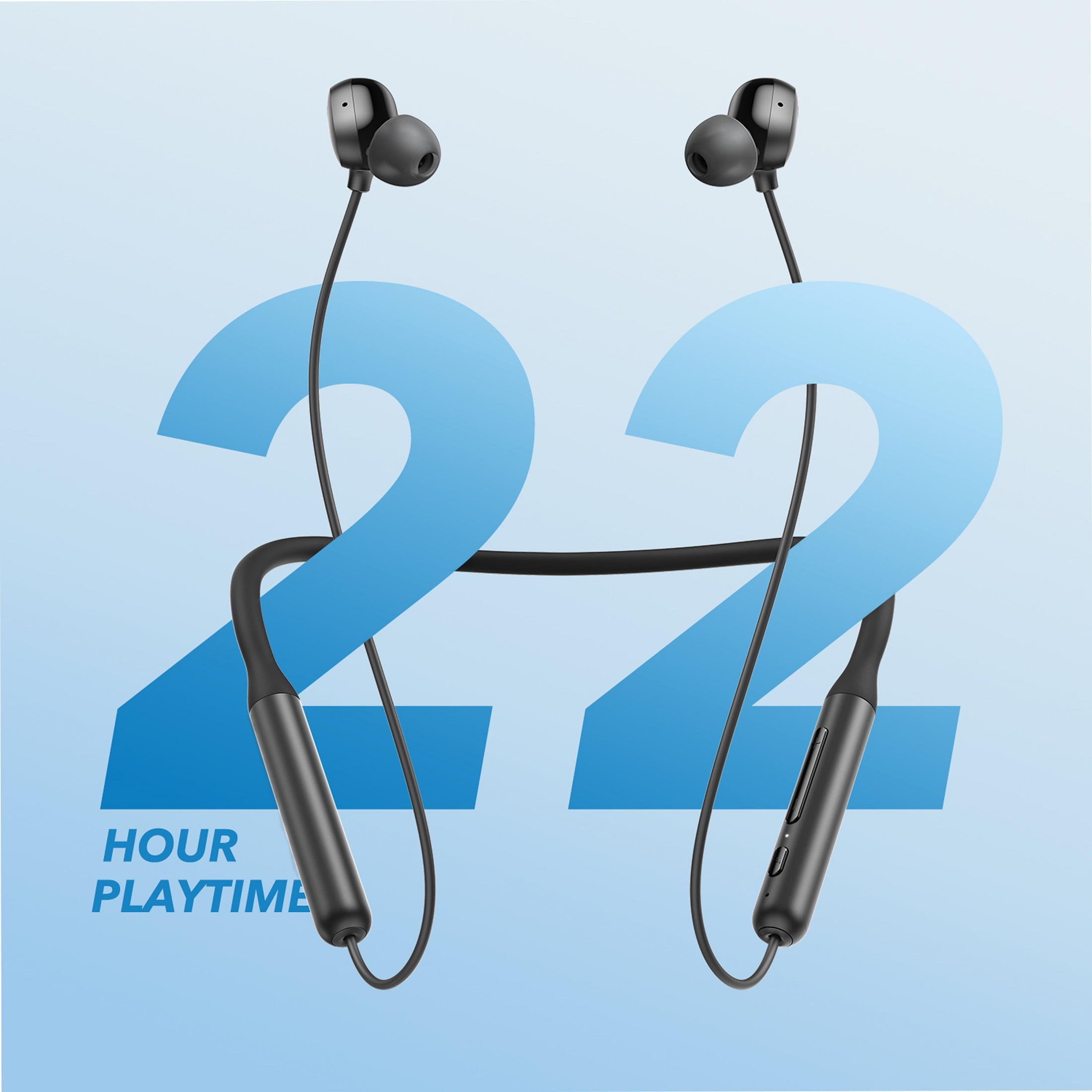 soundcore by Anker- Life U2i Wireless Neckband Headphones, 22-Hour Playtime, 10mm Drivers, IPX5, Black - Walmart.com