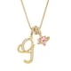 thumbnail image 1 of Collares colgantes con letras iniciales de 3 capas de oro un collar, 1 of 1