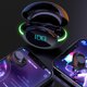 thumbnail image 4 of Sidaley Auriculares Bluetooth inalámbricos negros 1 Bluetooth para auriculares Bluetooth impermeables diarios sin demora Videojuegos y accesorios, 4 of 6