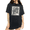Black, variant on Cozymy Beige Vintage Rose Stamp T-Shirt for Women - Romantic Floral Line Art Graphic Tee
