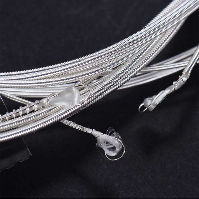 Set Orphee NX35 Nylon Classical Guitar Strings 6pcs Full Set Replacement .028-.045 Nylon Core Silver Jacketed Wire Hard Tension