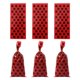 thumbnail image 4 of Bolsas rojas de plástico con lunares negros para niños, bolsas de dulces, bolsas de celofán para regalo de fiesta temática de mariquita, suministros para fiesta de cumpleaños, 4 of 4