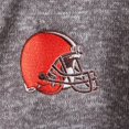 thumbnail image 3 of Men's Antigua Charcoal Cleveland Browns Fortune Quarter-Zip Pullover Jacket, 3 of 3