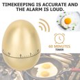 thumbnail image 3 of UPOUART Egg Shaped Timer with Metal Design for Home Users Cooking Pancakes 1Pack, 3 of 8