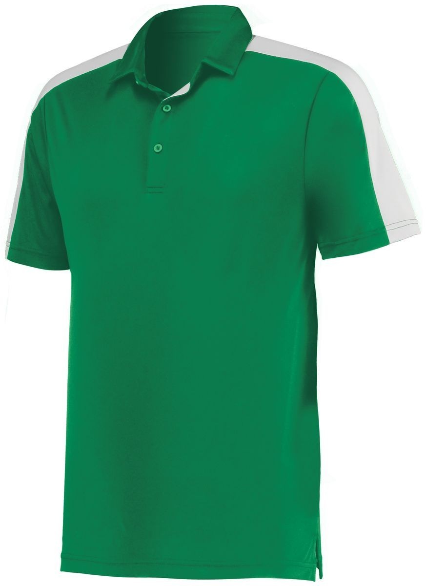 Augusta Sportswear L BiColor Vital Polo Kelly/White 5028