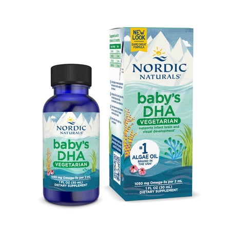 Nordic Naturals Baby's DHA Vegetarian, 835 Mg Omega-3s, Vegan, 1 Fl Oz