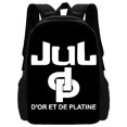 thumbnail image 1 of Juego de 3 piezas de rapero JuL C'est Pas Des Lol para niños, mochila escolar con bolsas de almuerzo, bolsas de lápices, mochilas escolares para niños y niñas, el mejor regalo, 1 of 5