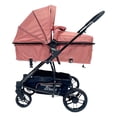 thumbnail image 2 of Carriola D'bebé Crown Portabebe Base De Carro Bambineto Rosa Claro, 2 of 6