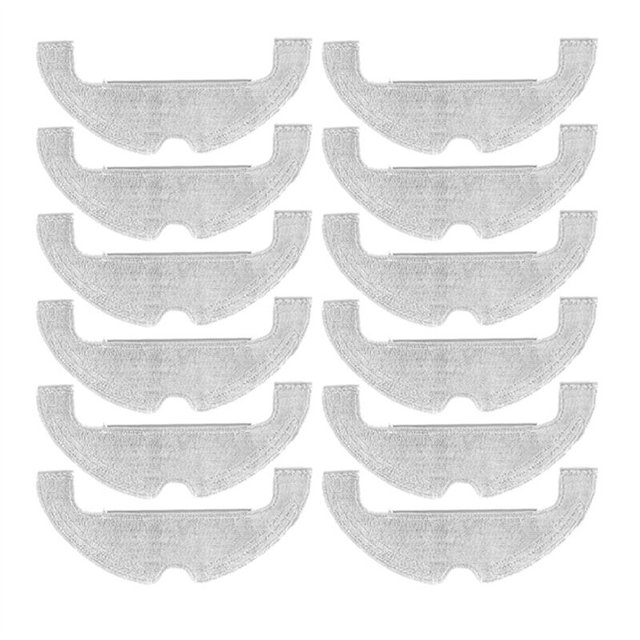 12 piezas de paños de fregona para Mi Robot Vaccum-Mop2 Ultra STYTJ05ZHM Kits de piezas de repuesto para aspiradora