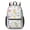Rainbow Cat and, variant on Rainbow Cat and Flower White Pattern 17" School Backpacks for Teens,Waterproof Oxford Fabric,S-Shape Padded Straps for School,Travel,Hiking,Camping