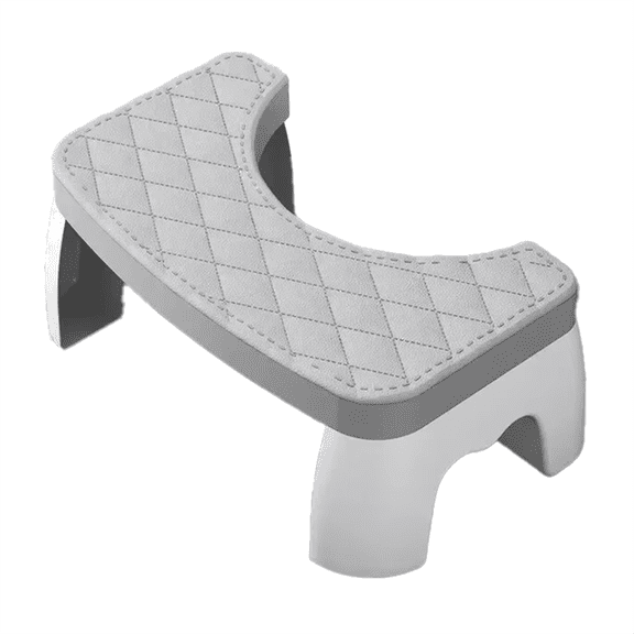 New Arrivals Non-Slip, Portable Squat Toilet with Removable Seat grey