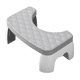 thumbnail image 1 of Taburete de Inodoro Ergonómico para Adultos, Niños y Embarazadas: Inodoro Portátil Antideslizante con Asiento Extraíble, Color Gris, 1 of 5