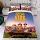 thumbnail image 4 of Niños Búfalo Conjunto de sábanas temático, trío de piezas, cómodo y amigable con la piel, diseño único, regalo de decoración para el hogar para familiares, amigos y fans,173cm *218cm, 4 of 6