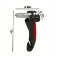 thumbnail image 6 of Disability Aid| Portable LED Car Door Assist Handle for Elderly & Disabled - High-Quality Aluminum, Black with Red Grip, Features Seat Belt Cutter & Window Breaker, Ideal for Vehicle Emergency Exits, 6 of 6