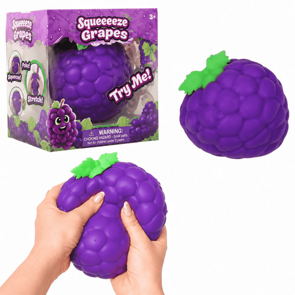 Squeeeeze Grapes Stress Ball Fidget Sensory Toy Extra Large