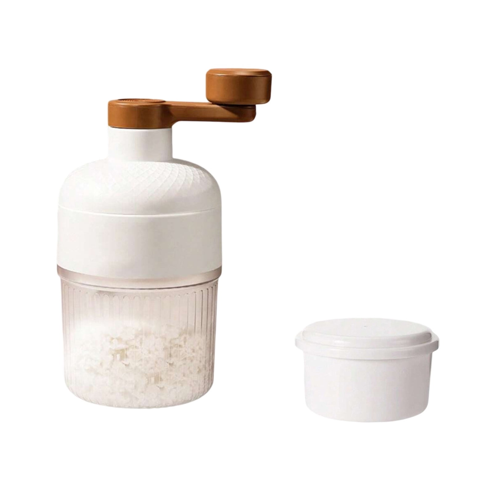 StlyGar Ice Maker Manual Ice Crusher,Snow Cone Machine Household Mini Portable Ice Shaver for Snow Cone