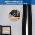 thumbnail image 5 of 110x210cm-noir Mmoustiquaire De Porte Rideau Anti Mouche Magntique Rideau De Porte Antimoustique Avec Fermeture Aimante Sans Perage Pour Porte De, 5 of 5
