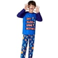 thumbnail image 3 of Beezizac Pajamas for Boys Blue Gamer Long Sleeve & Pants 2-Piece PJ Set Kid Sleepwear Size 16, 3 of 7