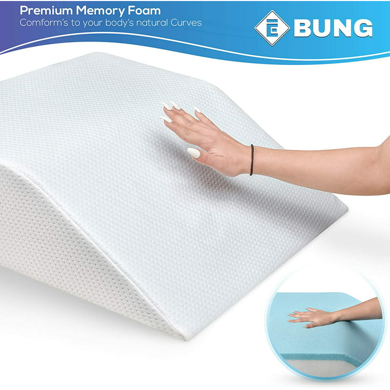 Shop Leg Elevation Memory Foam with Removeable, Washable Cover