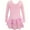 Pink, variant on WIBACKER 2-10Y Glitter Ballet Leotards for Girls Dance Skirted Kids Ballet Tutu Dress Toddler Shiny Long Sleeve Dancewear
